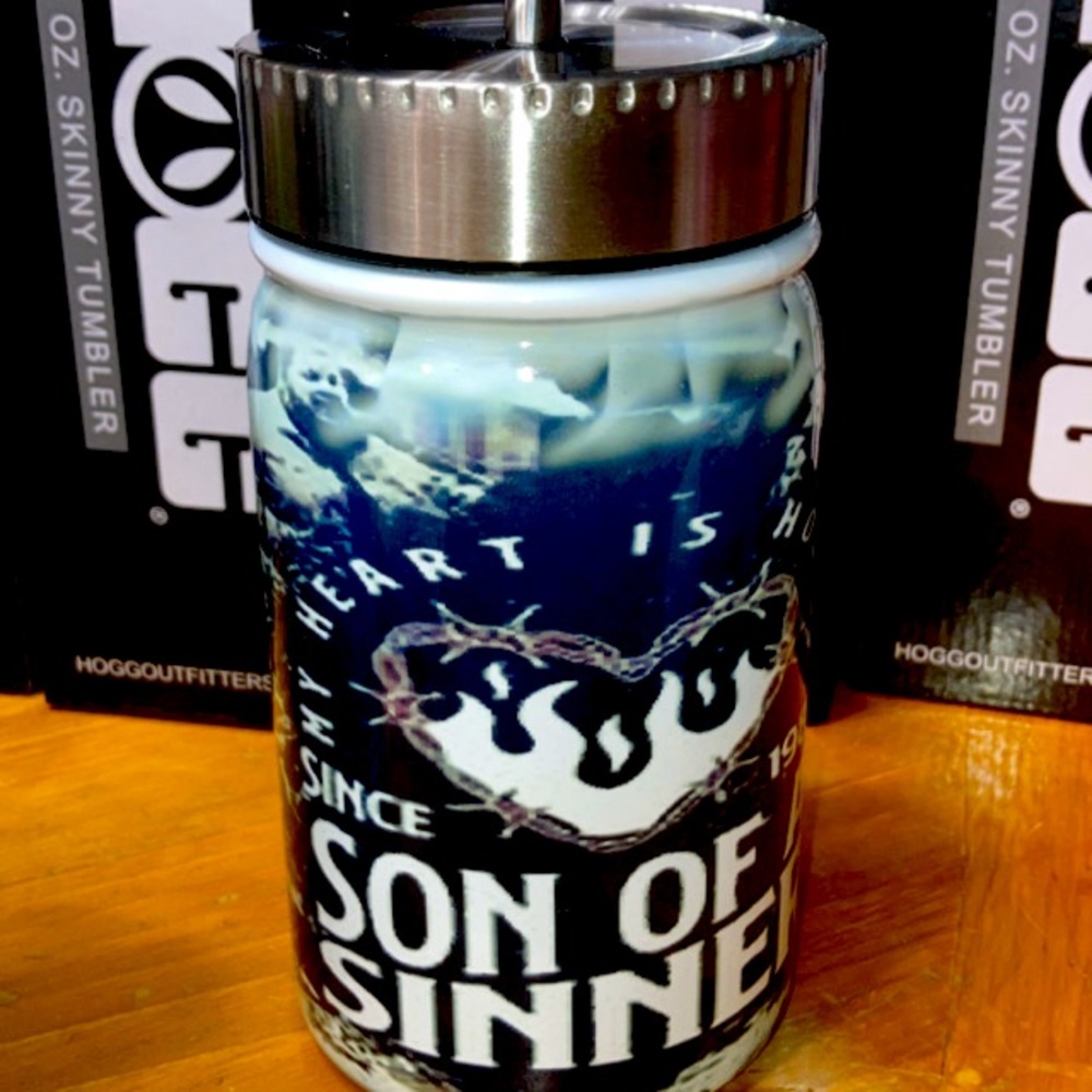 Blue and Silver Tumbler